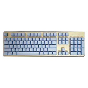 Tai-Hao Double Shot ABS Single Tone Tender Blue - Full 104 Keys