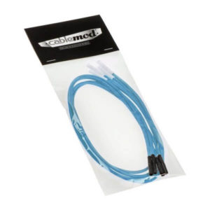 CableMod ModFlex™ Sleeved Wires Light Blue 4x20cm