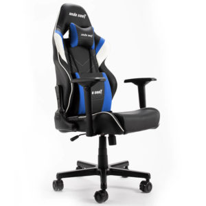 Anda Seat Assassin King V2 Blackblue – Full Pvc Leather 4d Armrest Gaming Chair H4