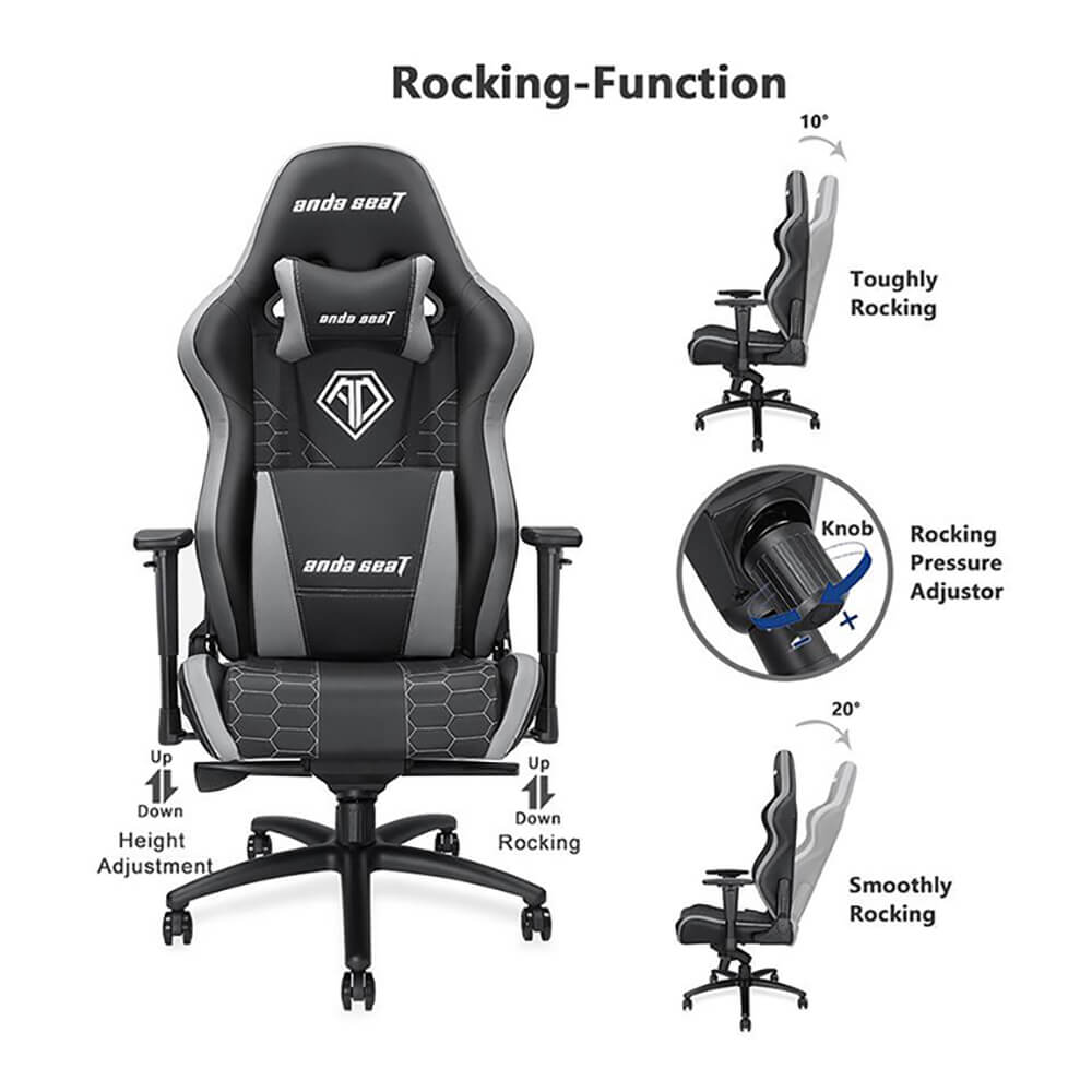 Anda Seat Spirit King BlackGrey H4 Anda Seat Spirit King Black:grey H4