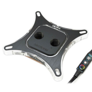 XSPC RayStorm Acrylic Custom Led - Cpu WaterBlock