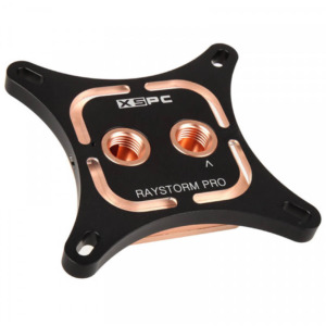 XSPC RayStorm Pro Black Custom Led - Premium Cpu WaterBlock