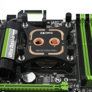 XSPC RayStorm Pro Black Custom Led - Premium Cpu WaterBlock