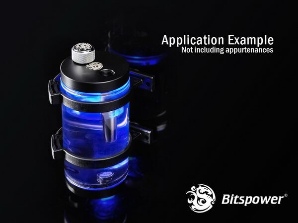 bitspower water tank z multi 100 v2 clear body amp pom version 3 Bitspower Water Tank Z-Multi 100 V2 (Clear Body & POM Version)