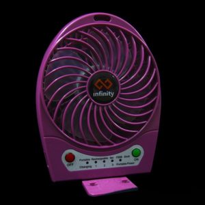 Infinity Tornado Purple - Quạt Mini Kiêm Pin Dự Phòng