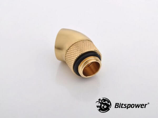 Bitspower G14 Golden Rotary 60 Degree IG14 Bitspower G1,4'' Golden Rotary 60 Degree Ig1,4'' Extender