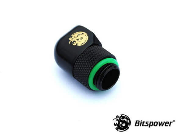 Bitspower G14 Matt Black Rotary 90 Degree IG14 Extender 2 Bitspower G1,4'' Matt Black Rotary 90 Degree Ig1,4'' Extender 2