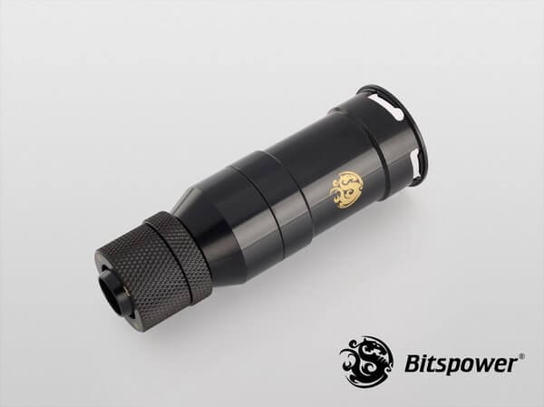 Bitspower Matt Black Quick Disconnected Female With Rotary Compression Fitting CC2 Ultimate For ID 3 Bitspower Matt Black Quick Disconnected Female With Rotary Compression Fitting Cc2 Ultimate For Id 3
