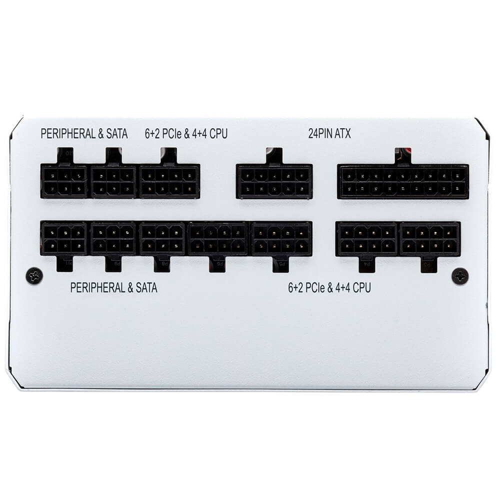 Corsair RMx White Series™ RM850x 2021 850 Watt 80 PLUS® Gold Certified Fully Modular PSU H3 Corsair RMx White Series™ RM850x (2021) - 850 Watt 80 PLUS® Gold Certified Fully Modular PSU - Ảnh 4