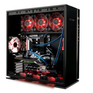 In Win 305 Black – Full Side Tempered Glass Mid Tower Case 06