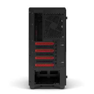 Phanteks Eclipse P400 Black:red Tempered Glass H7