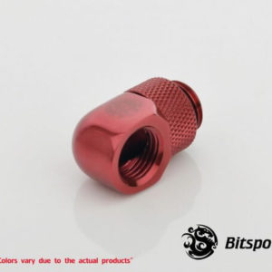 Bitspower G1/4'' Deep Blood Red Rotary 90-Degree IG1/4'' Extender