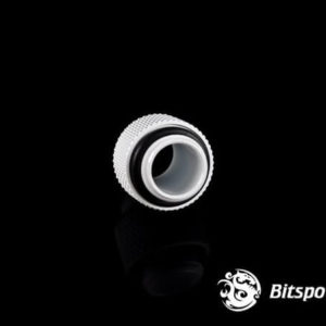 Bitspower G1/4'' Deluxe White Dual G1/4'' Fitting