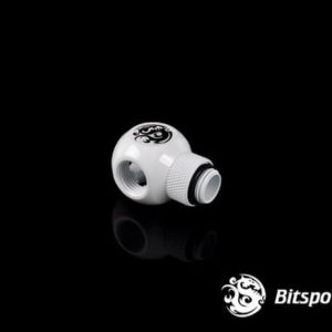 Bitspower G1/4'' Deluxe White Q Plus-Rotary IG1/4''X4 Extender