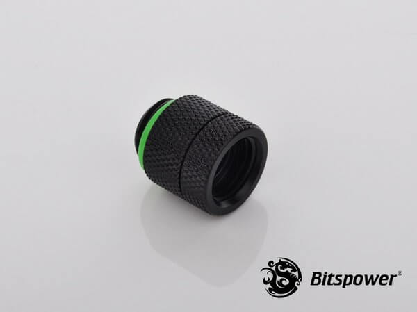 bitspower g14 matt black anti twist adapter 4 Bitspower G1/4'' Matt Black Anti-Twist Adapter