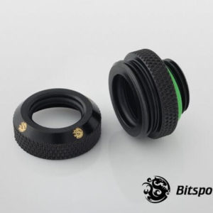 bitspower g14 matt black enhance multi link for od 14mm 3 Bitspower G1/4'' Matt Black Enhance Multi-Link For OD 14MM