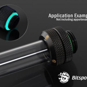 bitspower g14 matt black enhance multi link for od 16mm 2 Bitspower G1/4'' Matt Black Enhance Multi-Link For OD 16MM