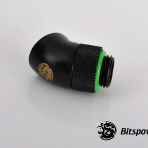 bitspower g14 matt black rotary 45 degree ig14 extender 3 Bitspower G1/4'' Matt Black Rotary 45-Degree IG1/4'' Extender