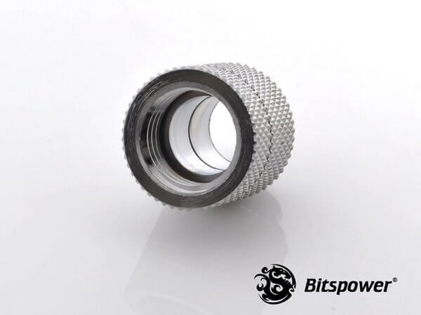 bitspower g14 silver shining anti twist adapter 2 Bitspower G1/4'' Silver Shining Anti-Twist Adapter