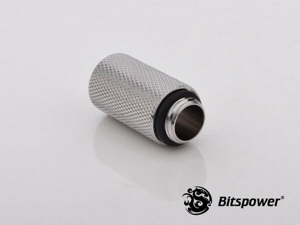 bitspower g14 silver shining ig14 extender 30mm 3 Bitspower G1/4'' Silver Shining IG1/4'' Extender-30MM