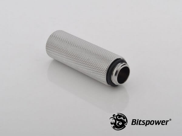 bitspower g14 silver shining ig14 extender 50mm 3 Bitspower G1/4'' Silver Shining IG1/4'' Extender-50MM