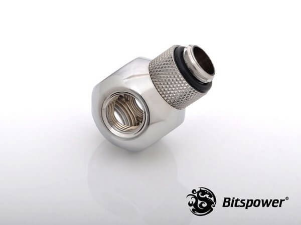 bitspower g14 silver shining q plus rotary ig14 x3 extender 2 Bitspower G1/4'' Silver Shining Q Plus-Rotary IG1/4''X3 Extender