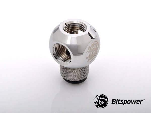 bitspower g14 silver shining q plus rotary ig14 x3 extender 4 Bitspower G1/4'' Silver Shining Q Plus-Rotary IG1/4''X3 Extender
