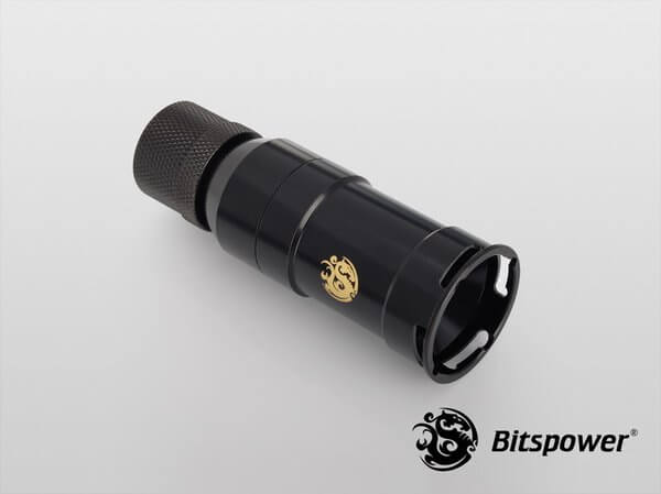 bitspower matt black quick disconnected female with rotary compression fitting cc2 ultimate for id 3 5 Bitspower Matt Black Quick-Disconnected Female With Rotary Compression Fitting CC2 Ultimate For ID 3