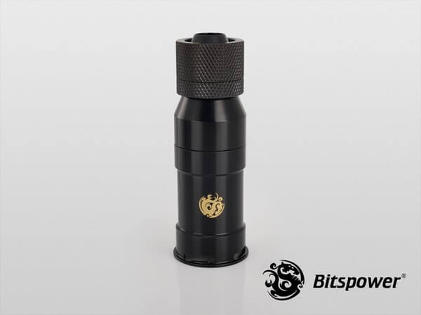bitspower matt black quick disconnected female with rotary compression fitting cc3 for id 38 od 5 3 Bitspower Matt Black Quick-Disconnected Female With Rotary Compression Fitting CC3 For ID 3/8'' OD 5