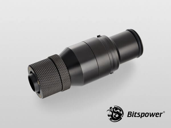 bitspower matt black quick disconnected male with rotary compression fitting cc2 ultimate for id 38 2 Bitspower Matt Black Quick-Disconnected Male With Rotary Compression Fitting CC2 Ultimate For ID 3/8