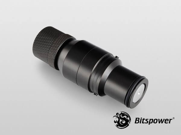 bitspower matt black quick disconnected male with rotary compression fitting cc2 ultimate for id 38 Bitspower Matt Black Quick-Disconnected Male With Rotary Compression Fitting CC2 Ultimate For ID 3/8