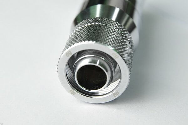 bitspower silver shining quick disconnected female with rotary compression fitting cc3 for id 38 2 Bitspower Silver Shining Quick-Disconnected Female With Rotary Compression Fitting CC3 For ID 3/8''