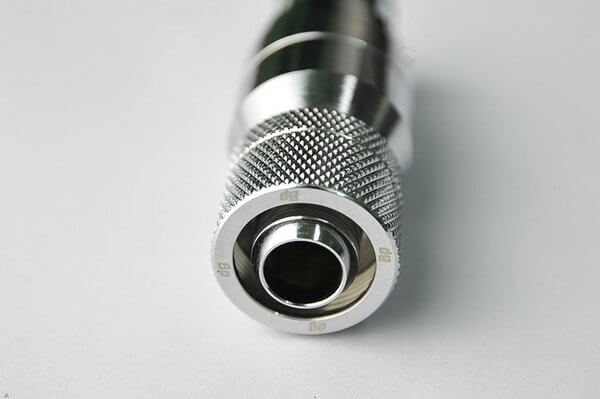 bitspower silver shiningquick disconnected male with rotary compression fitting cc3 for id 38 od 3 Bitspower Silver ShiningQuick-Disconnected Male With Rotary Compression Fitting CC3 For ID 3/8'' OD