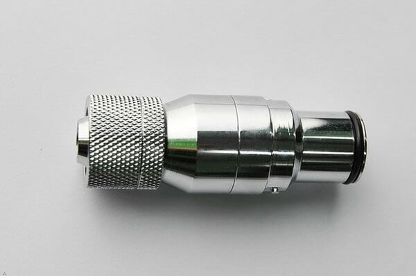 bitspower silver shiningquick disconnected male with rotary compression fitting cc3 for id 38 od 4 Bitspower Silver ShiningQuick-Disconnected Male With Rotary Compression Fitting CC3 For ID 3/8'' OD