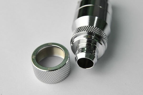 bitspower silver shiningquick disconnected male with rotary compression fitting cc3 for id 38 od Bitspower Silver ShiningQuick-Disconnected Male With Rotary Compression Fitting CC3 For ID 3/8'' OD