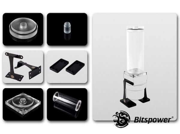 dual single d5 top upgrade kit 150 clear acrylic cap Dual / Single D5 Top Upgrade Kit 150 (Clear Acrylic Cap)