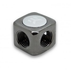 EK-AF T-Splitter 3F G1/4 - Black Nickel