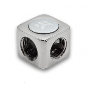 EK-AF T-Splitter 3F G1/4 - Nickel
