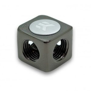 EK-AF X-Splitter 4F G1/4 -Black Nickel