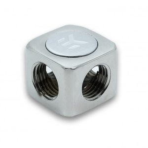 ek af x splitter 4f g14 nickel 3 EK-AF X-Splitter 4F G1/4 - Nickel