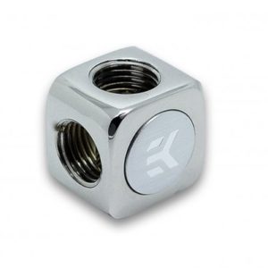 ek af x splitter 4f g14 nickel EK-AF X-Splitter 4F G1/4 - Nickel