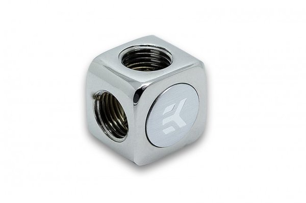 ek af x splitter 4f g14 nickel EK-AF X-Splitter 4F G1/4 - Nickel