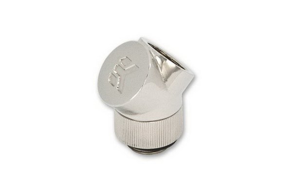 ek csq 45 g14 nickel adapter fitting EK-CSQ 45° G1/4 Nickel Adapter Fitting