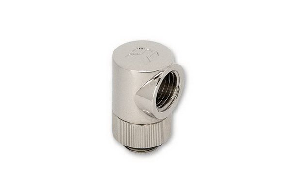 ek csq 90 g14 nickel adapter fitting EK-CSQ 90° G1/4 Nickel Adapter Fitting