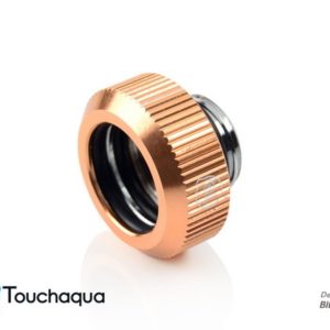 Touchaqua G1/4" Tighten Fitting For Hard Tubing OD14MM (Rose Golden)