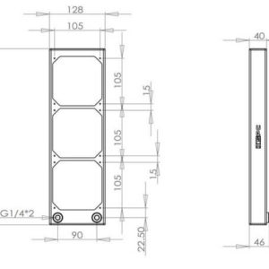 XSPC AX360 V2 White - Premium Radiator