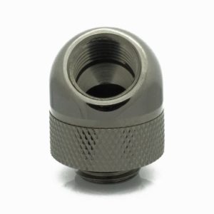 XSPC G1/4″ 45° Rotary Fitting (Black Chrome)