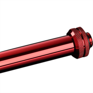 Bitspower None Chamfer Brass Deep Red 300 Mm - OD 12MM Hard Tubing