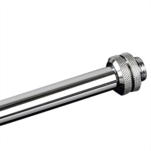 Bitspower None Chamfer Brass Shining Silver 300 Mm - OD 12MM Hard Tubing