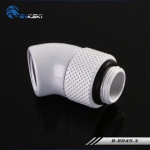 Bykski White 45 Rotary Crooked Joints B Rd45x Wh